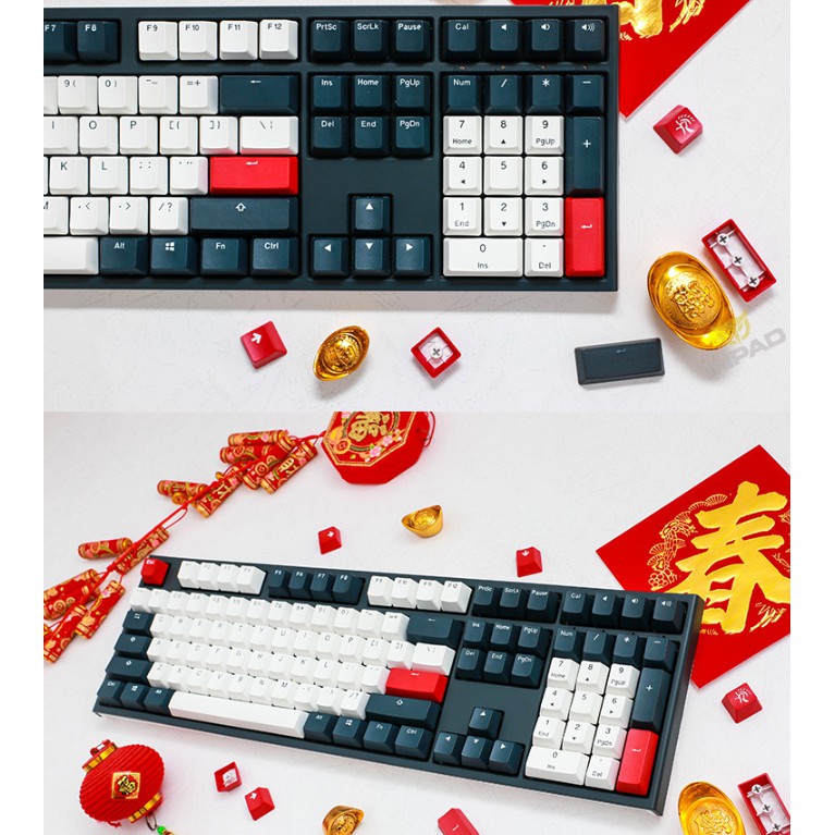 快速出貨 淺規則 Ducky One 2 108鍵tuxedo 燕尾服機械式鍵盤中文英文無光6軸可選 蝦皮購物