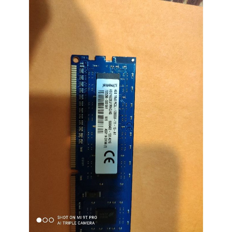 創見 DDR3L 1600 金士頓 PC3L-12800U 威剛1600單面 /4G 桌上型記憶體