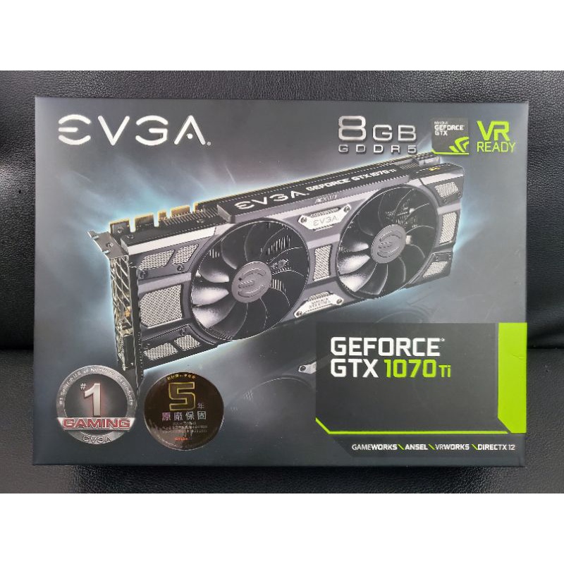 EVGA GeForce GTX 1070 Ti Gaming 8GB GDDR5d 顯示卡 可單買