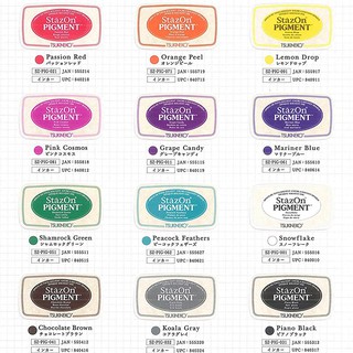 【不想工作只想手作】月貓 Tsukineko StazOn Pigment 顏料系溶劑型 速乾印台