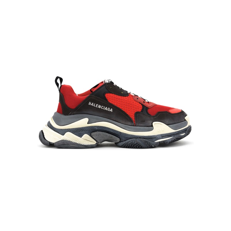 red and black triple s