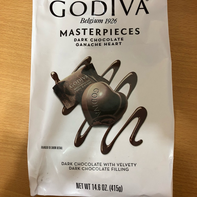 Godiva黑巧克力 Godiva masterpieces 內裡單包裝 現貨 快速出 期限至2018/10月！