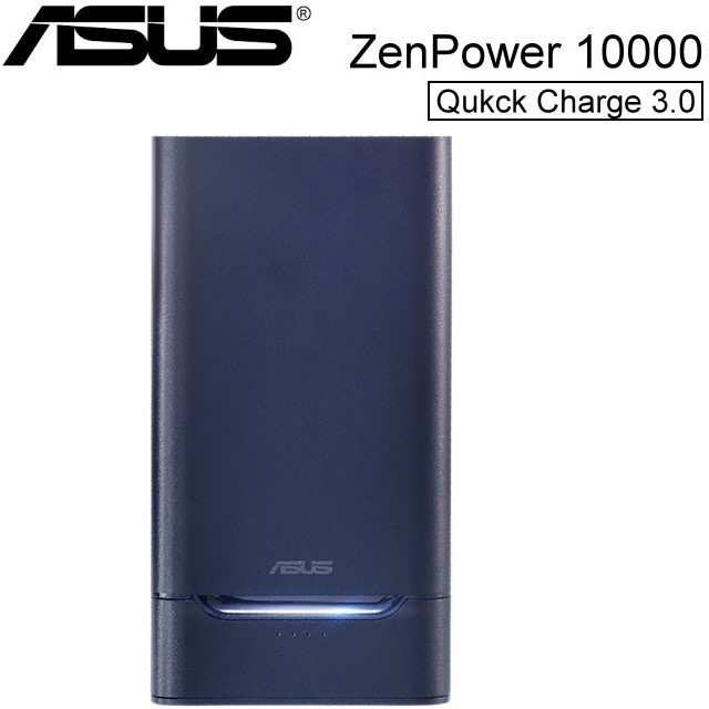 ASUS ZenPower 10000 Quick Charge 3.0 輕薄高效快充行動電源-藍色 (ABTU018)