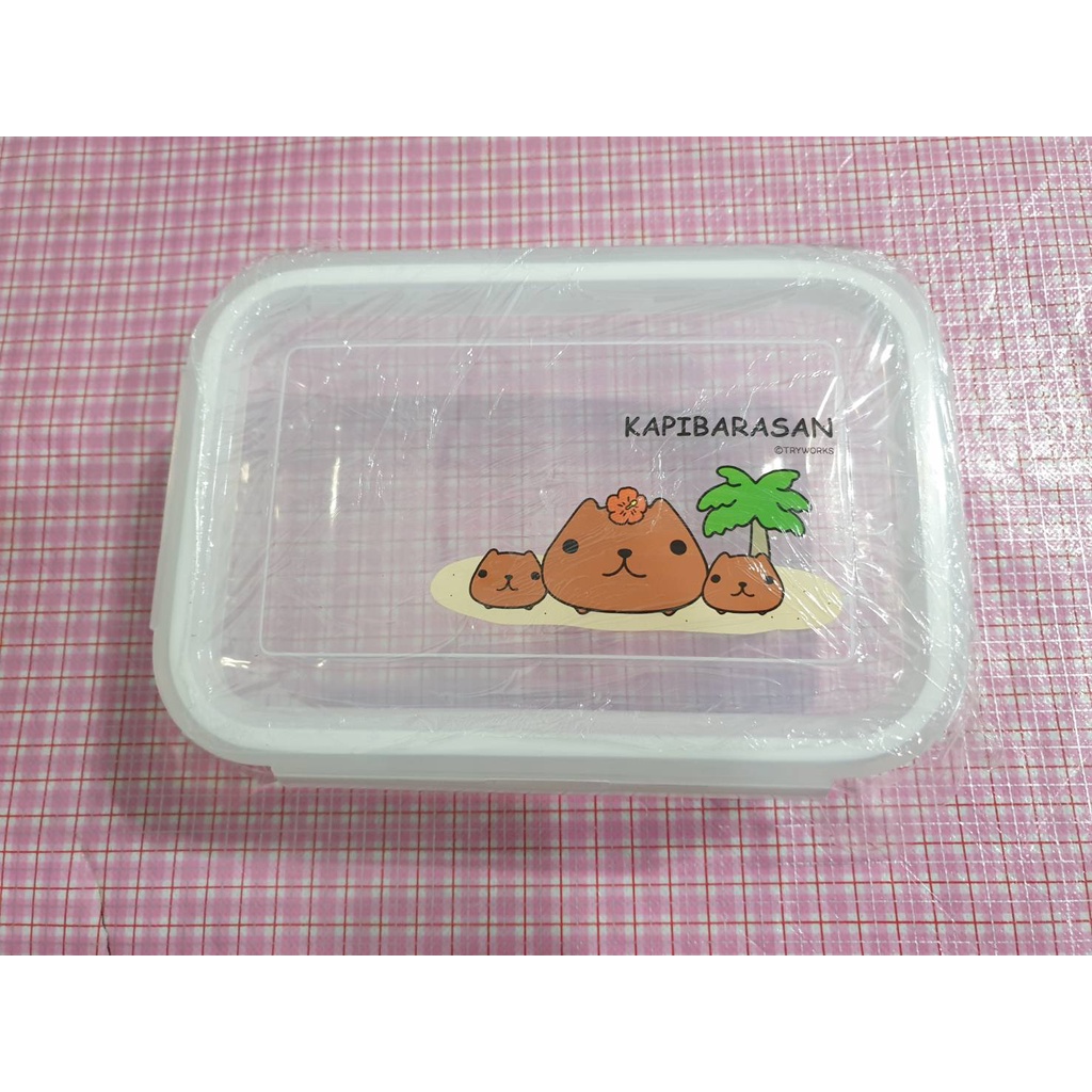 【水豚君】耐熱玻璃保鮮盒840ml 耐熱分隔保鮮盒570ML