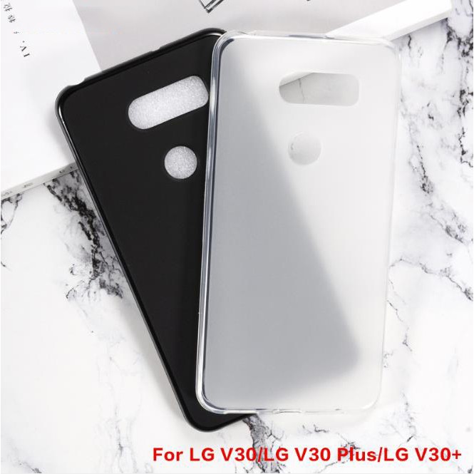 用於 LG V30/LG V30 Plus/LG V30+ 凝膠矽膠手機保護後殼保護殼的軟 TPU 手機殼