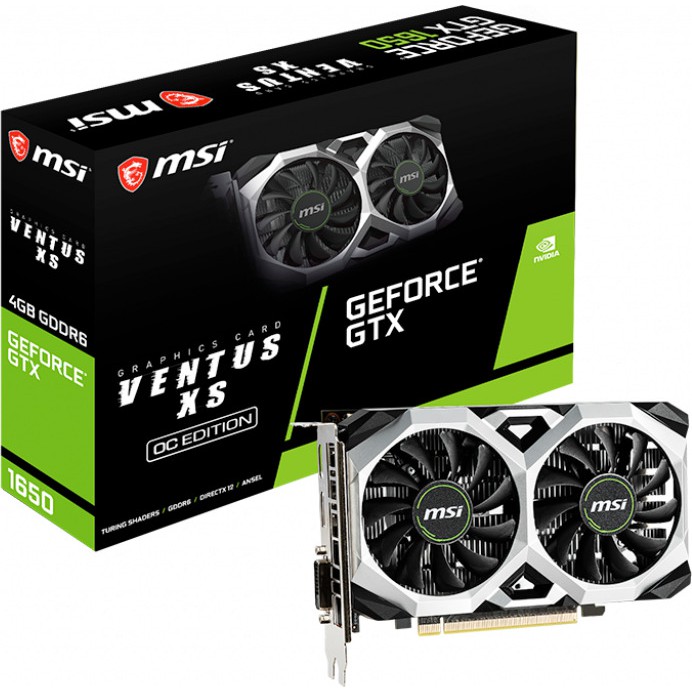 [含稅開發票] 全新 微星 GeForce GTX1650 D6 VENTUS XS OC (DDR6 顯示卡)