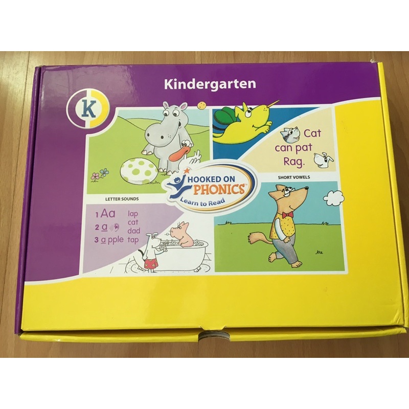 已售出 Hooked On Phonics Kindergarten 幼兒英語自主學習教材全英文英文教材 蝦皮購物