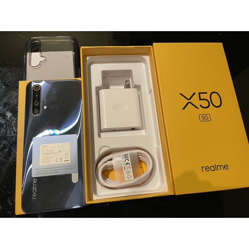 全新未使用過 紫色 遠傳保固一年到2021/10/29 Realme X50 6G/128G 5G智慧手機