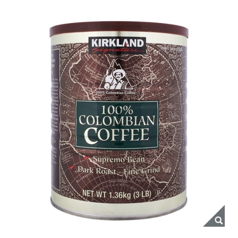 Costco好市多代購 Kirkland Signature 科克蘭 哥倫比亞濾泡式咖啡 1.36公斤 373327