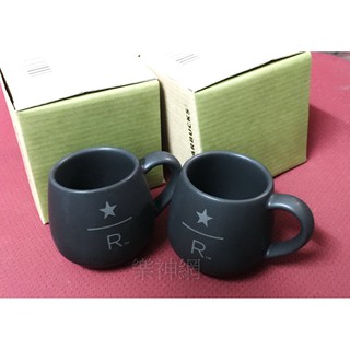 星巴克 STARBUCKS 2018【Reserve R 新款 典藏馬克杯 (3 oz:二入合售)】 新骨瓷 典藏門市