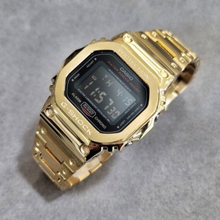 CASIO DW-5600HR-1 /已改GMW-B5000GD 金色不鏽鋼錶款/G-SHOCK全新品