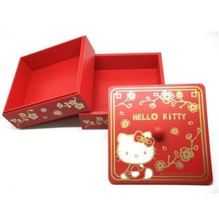 ●正版【hello Kitty凱蒂貓】方型收納盒 糖果盒 KT糖果盒 婚禮小物 喜糖盒子 糖果 禮盒 kt收納盒 禮物
