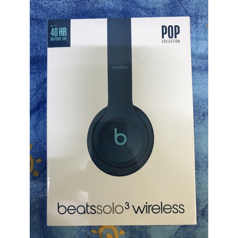 「超級便宜」Beats Solo3 Wireless 頭戴式無線耳機 POP Collection POP BLUE-藍