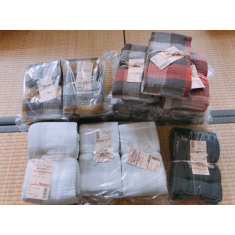 無印良品 MUJI 日本代購  正品有標籤 有機棉三重沙織枕套