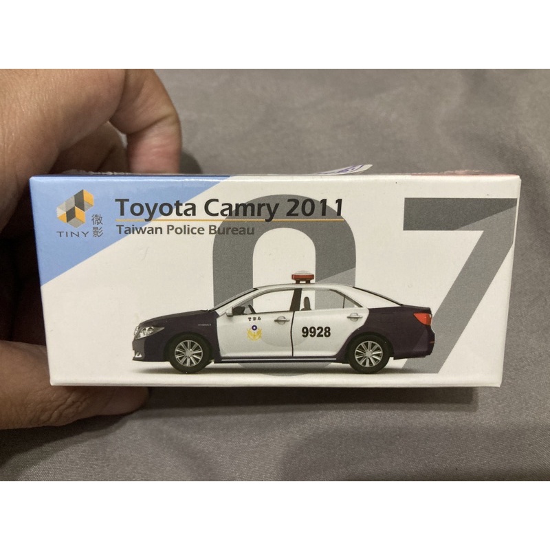 Tiny 微影 1/64台灣系列 Toyota Camry 2011 市政府警察局  警車 TW 07