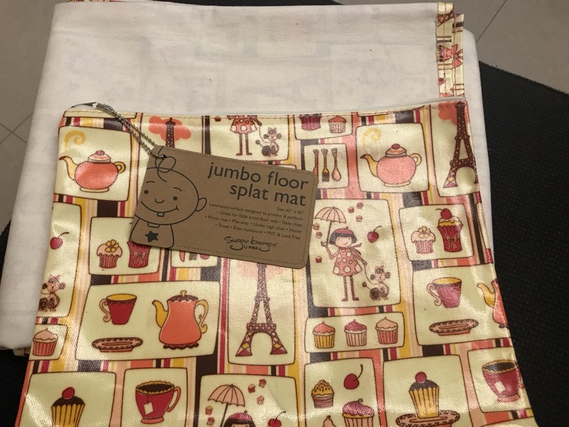 美國sugarbooger Jumbo Floor Splat Mat 大餐墊 地墊 杯形蛋糕 蝦皮購物