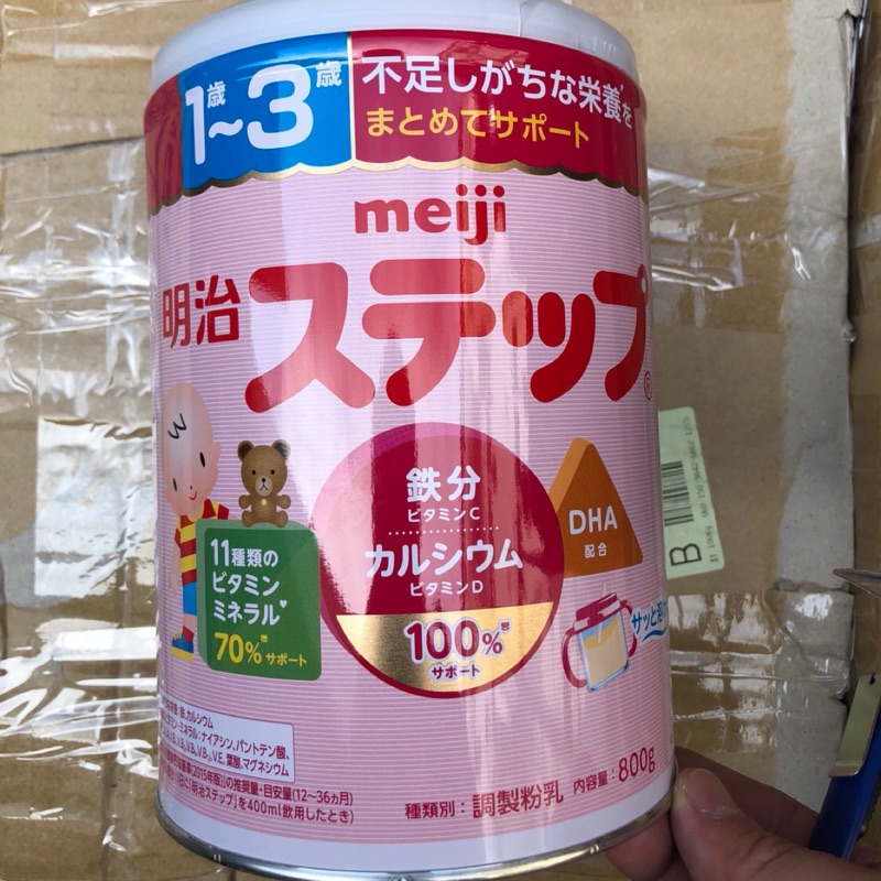 日本境內明治二期含鐵奶粉