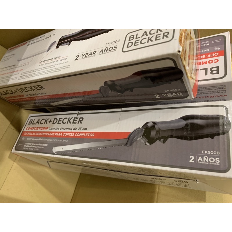 麵包刀 電動刀 Black+Decker 23cm EK500B 現貨 當天出貨