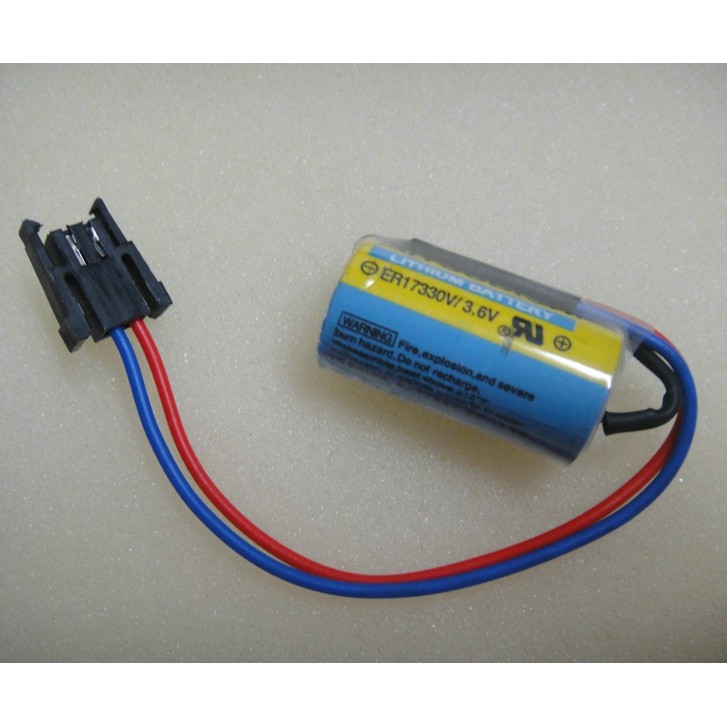 [現貨促銷] PLC 電池 MRBAT MR-BAT ER17330V 3.6V 黑色插頭
