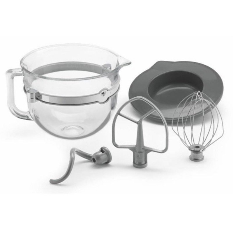 全新KitchenAid 6Qt 升降式攪拌機 玻璃缸盆與攪拌配件 （現貨）