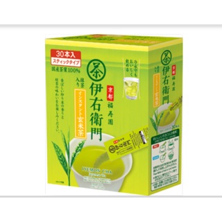 B&N(預購）日本進口福壽園茶舖/伊右衛門/京都/宇治/抹茶/玄米茶/京老舖/旅行隨身包30本入