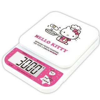 （臺灣現貨！）HK-301 可愛HELLO KITTY 日式0.3~3kg高精度電子秤