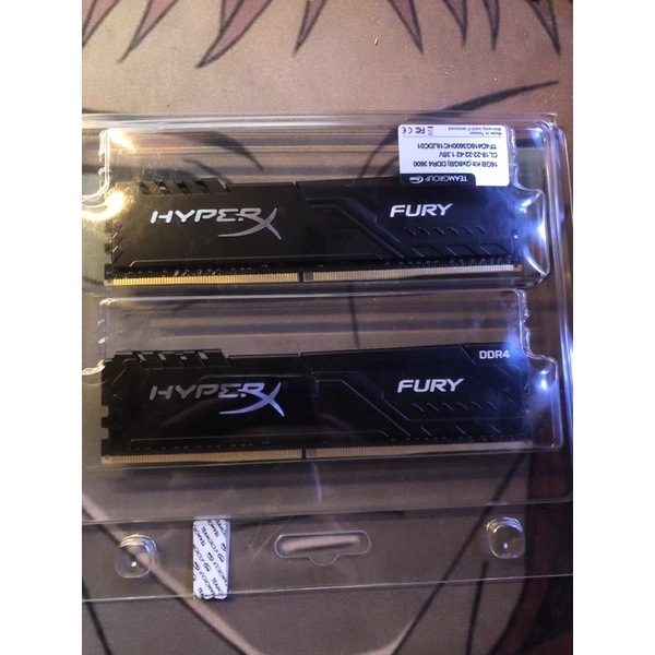 hyperx fury ddr4 3200 (16g)x2