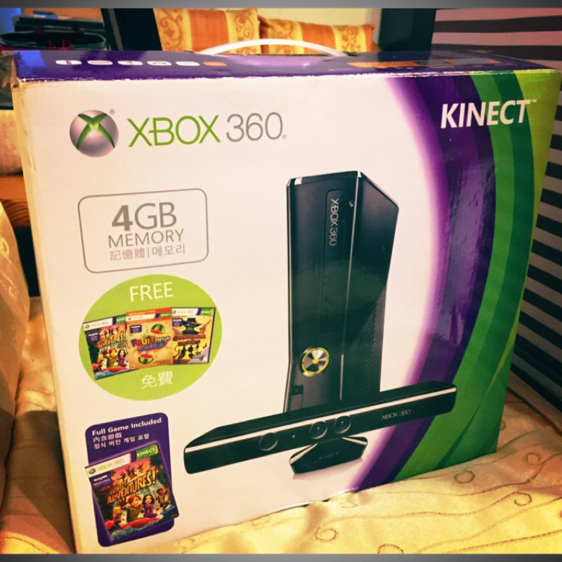 XBOX 360 Kinect 4GB/全新已拆封未使用| 蝦皮購物