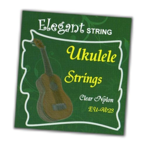 Elegant WU-W23 - 烏克麗麗弦 透明整組1-4弦-愛樂芬音樂