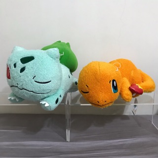 日本國內正版景品/景品/寶可夢/精靈寶可夢輕鬆時光/神奇寶貝/日本小火龍娃娃/小火龍/妙蛙種子/日本妙蛙種子娃娃