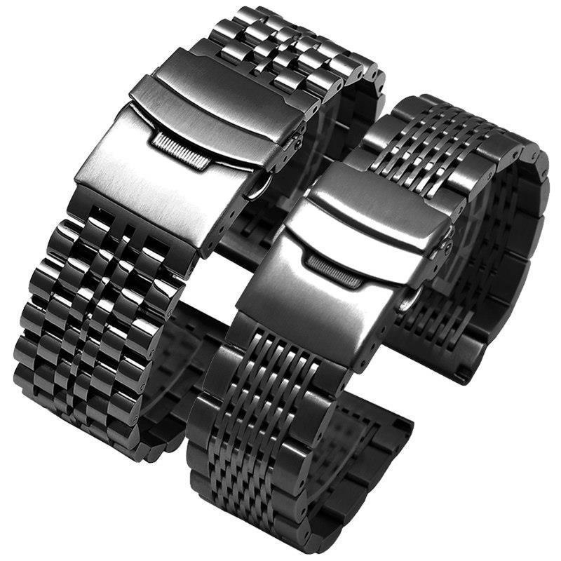 適配華為GT/GT2 Watch2 PRO金屬錶帶榮耀magic智能精鋼手錶鏈配件
