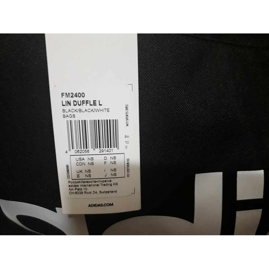 adidas lin duf l fm2400 健身袋水桶包28x65x34cm 5月現貨| 蝦皮購物