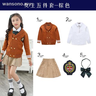 韓版幼兒園英語小學制服風秋東裝套裝春秋套裝c 蝦皮購物