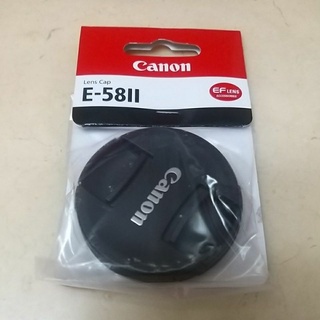 佳能 Canon E-58II 58mm 58 原廠鏡頭蓋 鏡頭蓋 可用 EF-S 18-55MM