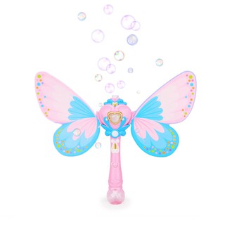 【Hi-toys】電動聲光蝴蝶泡泡魔法棒/仙女棒泡泡機