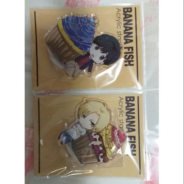 Banana Fish Cafe 蛋糕角色立牌 英二 亞修 不拆