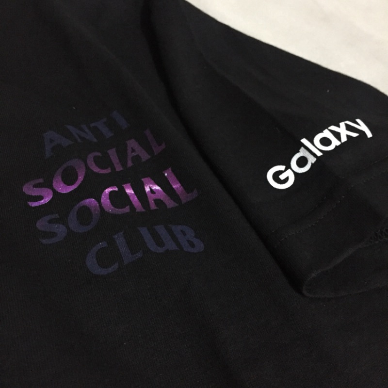 Anti social social club x galaxy T shirt 短T 聯名款