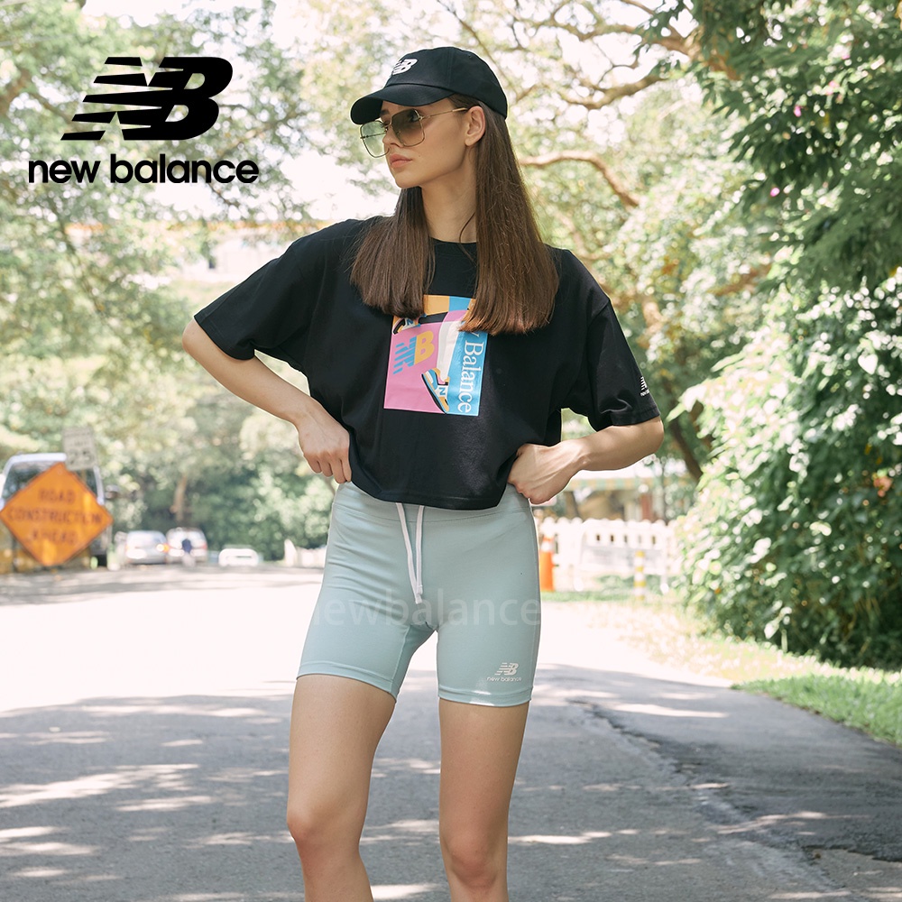 【New Balance】NB短袖上衣_女性_黑色_AWT21510BK