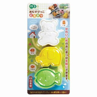 現貨馬上出 日本製 TORUNE m'sa 動物造型 飯糰 壓模 飯團 模具