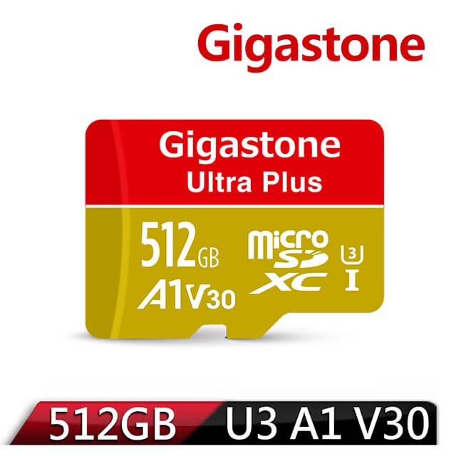 【Gigastone 立達國際】microSDXC 256GB 512GB 1TB記憶卡UHS-I U3 A1(V30)