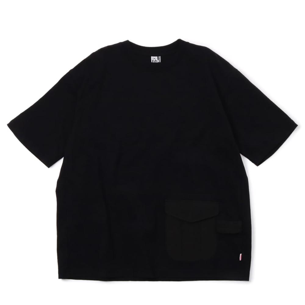 CHUMS Heavy Weight Utility Pocket 中性 短袖T恤 黑色 CH012037K001