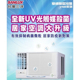 SANLUX台灣三洋8-10坪變頻窗型冷氣 SA-R60VSE/SA-L60VSE