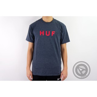 HUF 男女 ORIGINAL LOGO TEE 短T 藍灰【A-KAY0 5折】【TS64035NV】