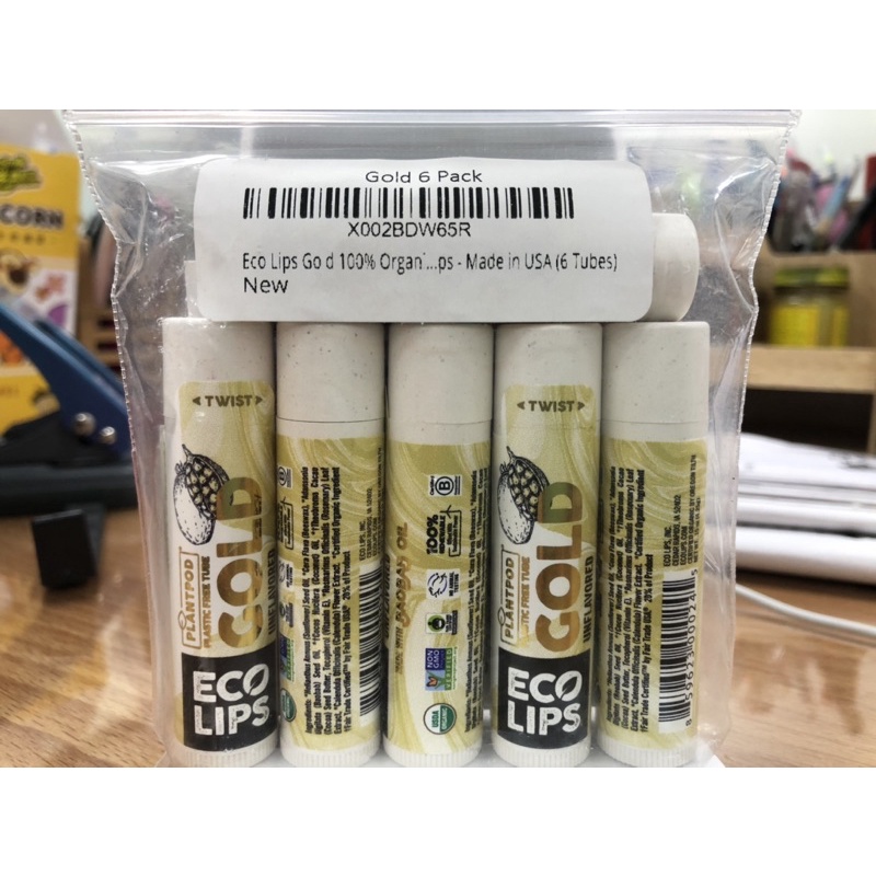 Eco Lips 金質純有機麵包樹精油護唇膏