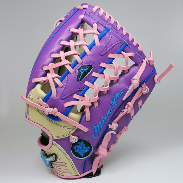 [阿豆物流] 日本製 美津濃 MIZUNO PRO ORDER HAGA JAPAN 亀井善行 奧運藍標 硬式外野手套