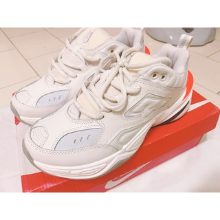 Nike WMNS M2K Tekno 白灰橘 AO3108-001 休閒 運動風 增高 現貨 尺寸:8.5號尺寸:7號