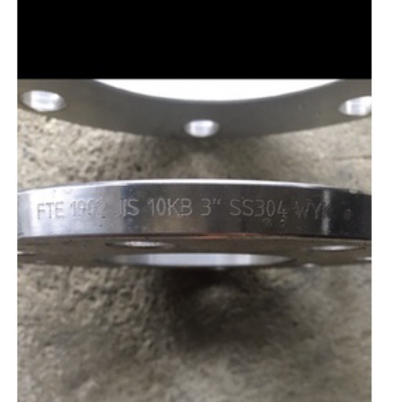 JIS不鏽鋼10K白鐵304法蘭片(焊口）