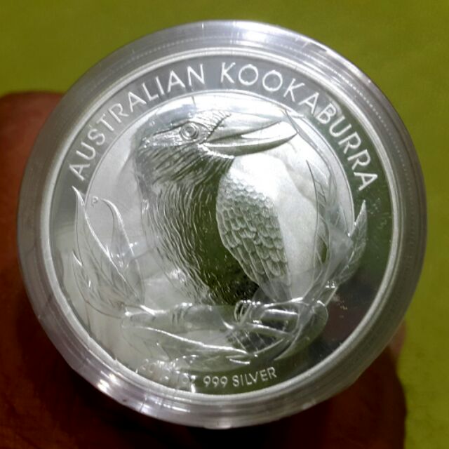 2012年澳洲笑鴗鳥銀幣1管
