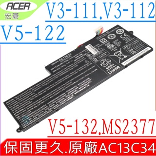 ACER電池(原裝)-宏碁 AC13C34 V-11 V3-111 V3-112 V5-122 V5-132