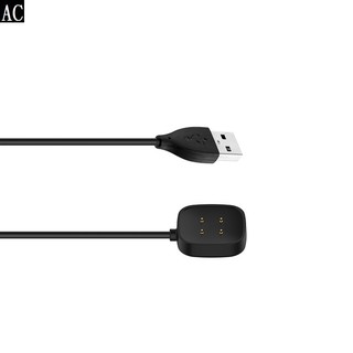 AC【充電線】Fitbit VERSA 3/4 通用款 SENSE 智慧手環 充電器 黑色 100CM